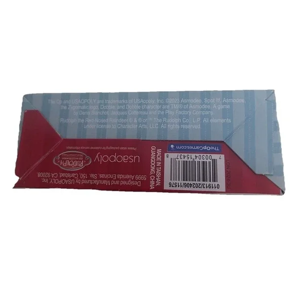 USAOPOLY Spot It! Rudolph Card Game Featuring Rudolph, Yukon Cornelius and Santa - Picture 6 of 7